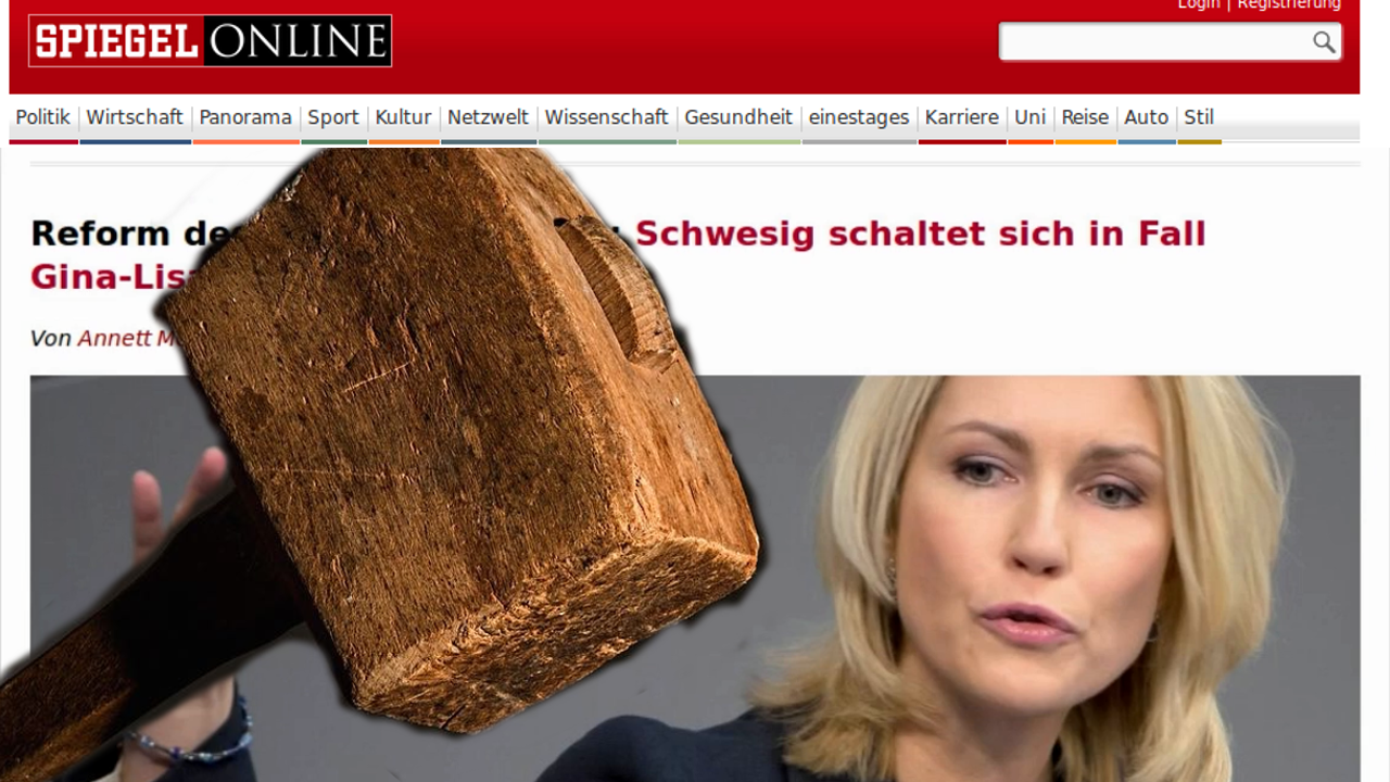 Holzhammermethode bei spiegel online #neinheisstnein